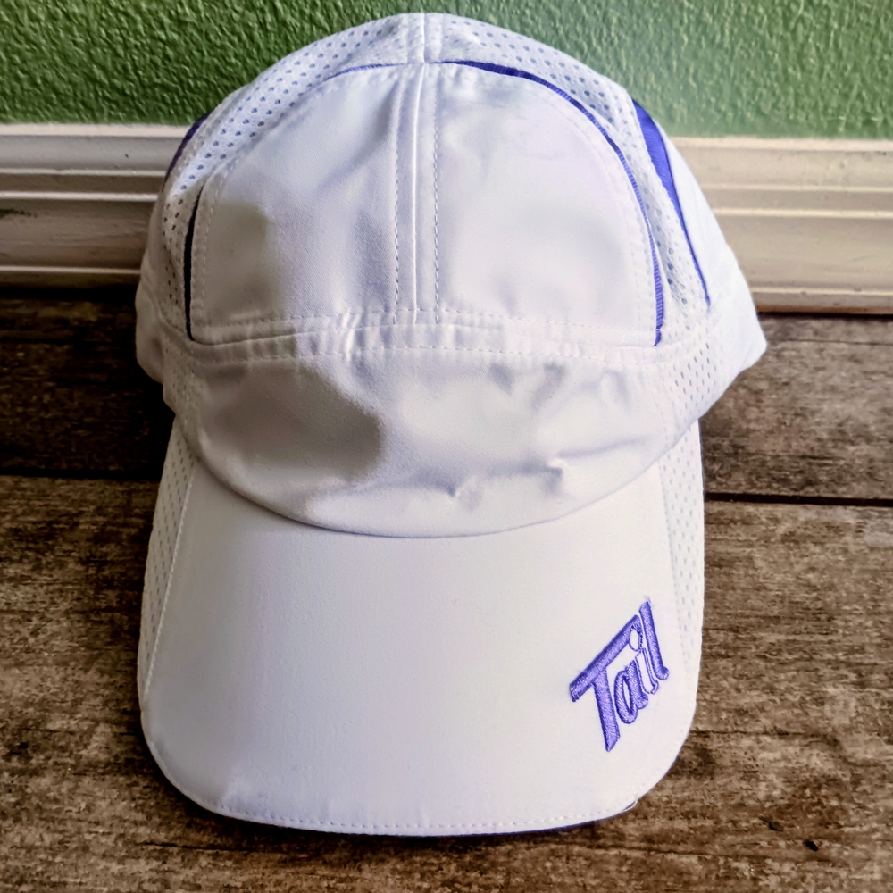 White and Purple Tail Cap